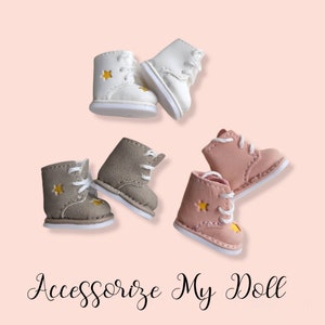 British Style PU Leather Shoes for Blythe, Obitsu, Licca, Azone, Pullip, Blythe Shoes, Blythe Clothes, Blythe Retro Leather Shoes Stars