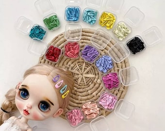 2 Miniature Hair Clips, 3cm Hair Clip, Doll Hair Accessories, Hair Clip For Blythe, Blythe Accessories, Doll Hair Clip, 1/3 1/4 1/6 BJD Doll