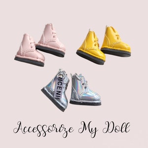 British Style PU Leather Shoes for Blythe, Licca, Azone, Pullip, Blythe Shoes, Blythe Clothes, Blythe Retro Leather Shoes, Pullip Doll Shoes