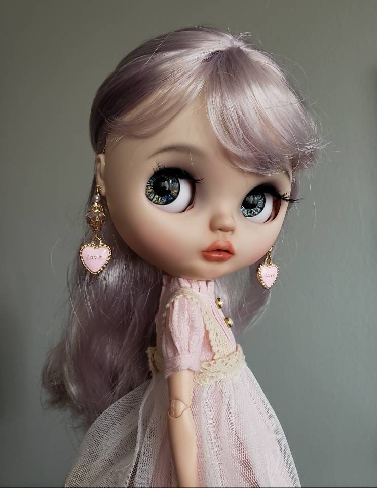 Blythe Earrings, Earrings for Dolls, Doll Earrings, Doll Jewelry, American Girl Doll, Pullip Doll, Furby, Rainbow High, Fashion Doll, BJD