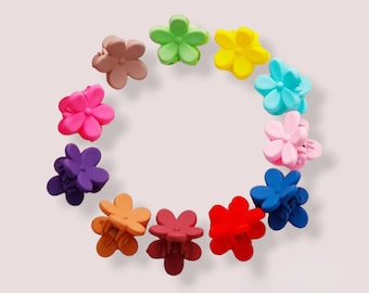 1 Miniature Hair Clip, Periwinkle Hair Clip, Baby Barrette, Doll Hair Pin, Doll Hair Accessories, Hair Clip For Blythe, Doll Claw Hair Clip