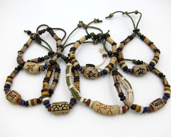 Hawaiian Style People Fish Honu (sea Turtle) Family Macrame 