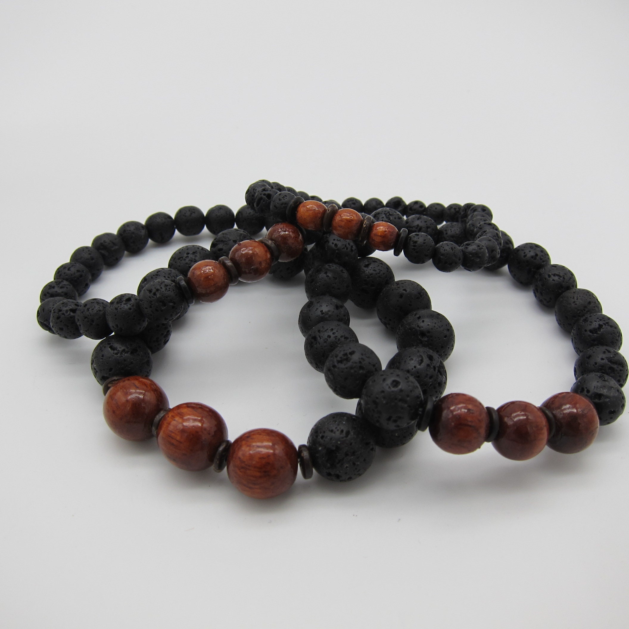 Lava Rocks Beads Bracelet – Aolani Hawaii