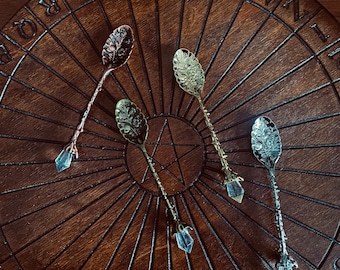 Crystal Witch Spoon | Witch | Incense | Witchcraft