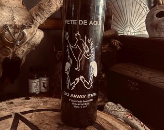 Go Away Evil Black 7 Day Candle | Ritual Candles