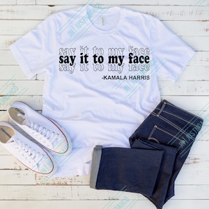 Dillo in faccia SVG KAMALA HARRIS