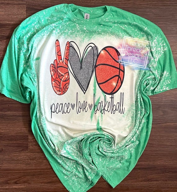 Love and sale basketball graphic tee