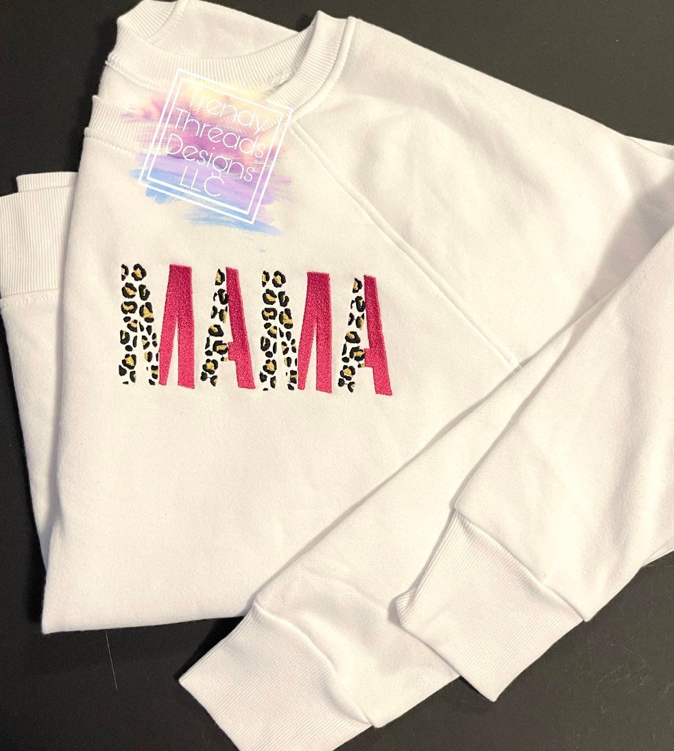 Mama embroidered sweatshirt Clearance