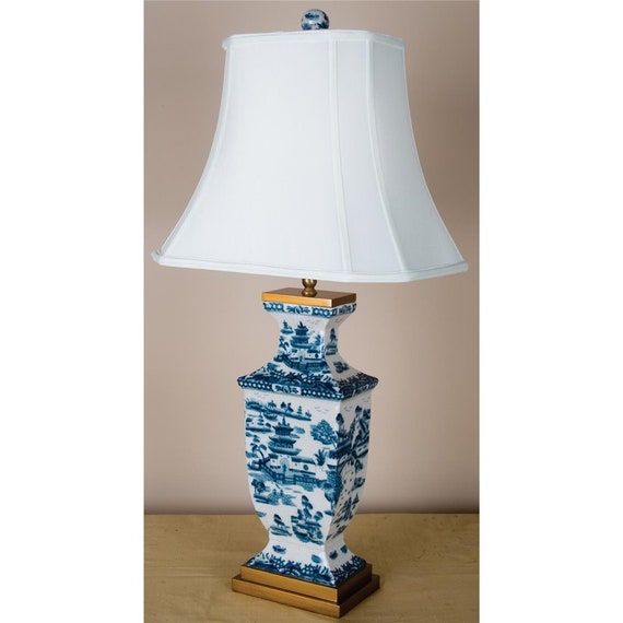 Blue willow 2024 table lamps