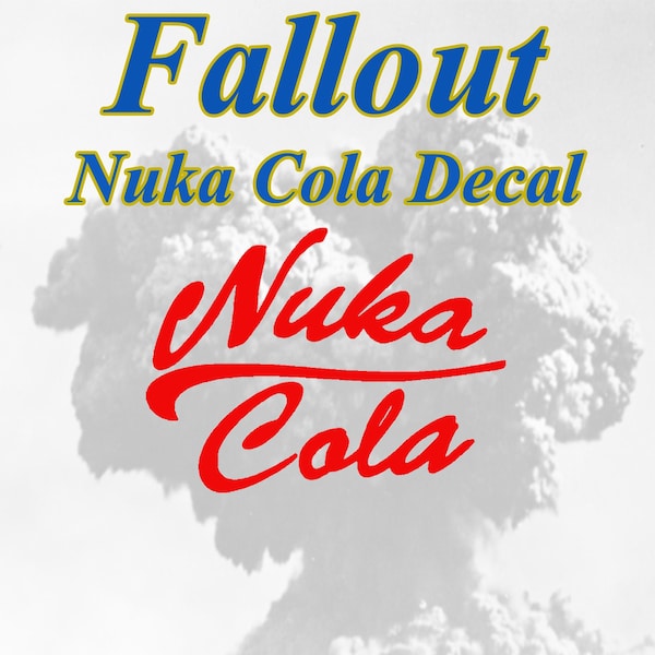 Nuka Cola laptop decal