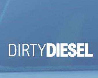 DIRTY DIESEL Car Sticker 4X4 Truck Funny Decal