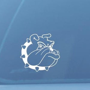 British bulldog vinyl decal, bulldog car sticker