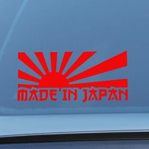 Made in Japan Vinyl Aufkleber, JDM, modifiziert und Import Autos