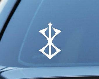 Berserker Norse Viking Symbol Vinyl Decal