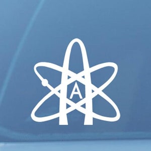 Atheist Atom Logo Sticker - Car, Laptop, Tablet Decal