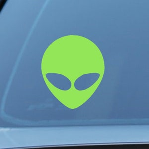 Alien sticker, x files, UFO, UAP, NHI, Area 51 decal