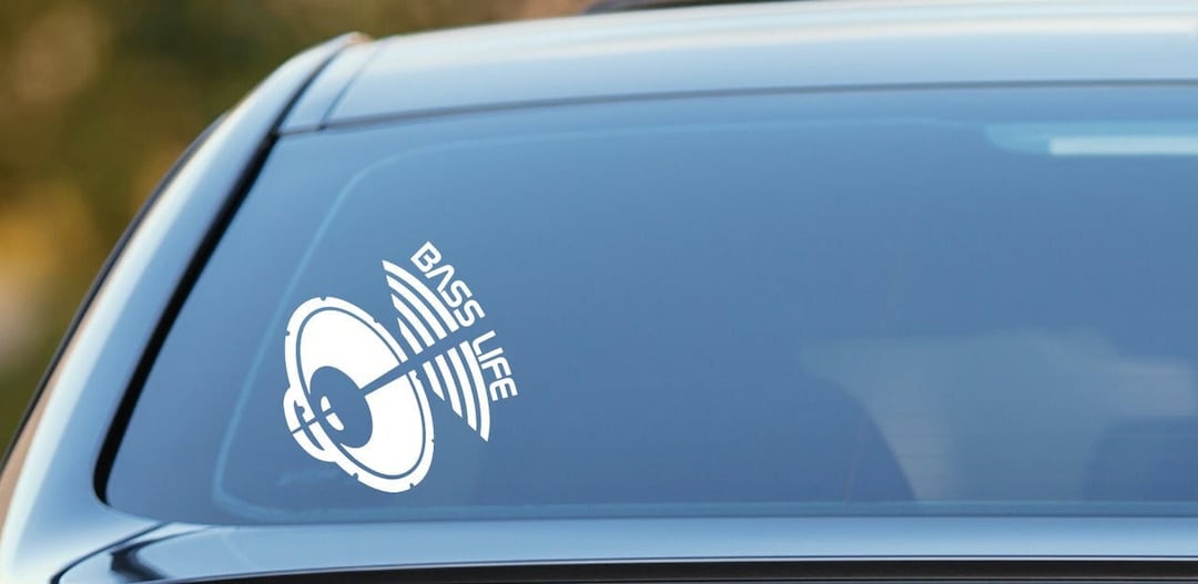 Bass Life Vinyl Sticker, Dance Music, Rave, Techno, House, Drum and ...