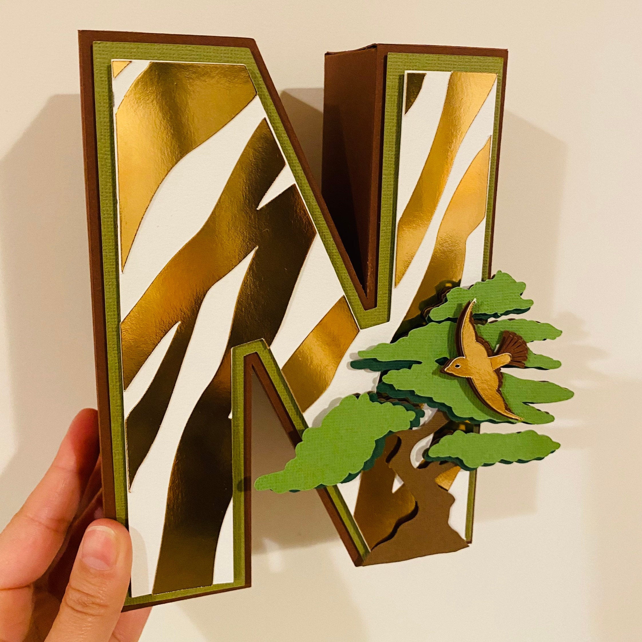 Customised Safari 3D Letters/ Safari Theme Birthday Party/ | Etsy