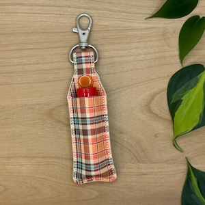 Lip Balm Holder, Chapstick Holder Keychain, Lip Balm Pouch, Keychain