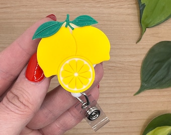 Lemons 3D Printed Retractable Badge Reel