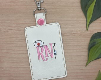 Vertical ID Badge Holder, RN , Lanyard Accessory