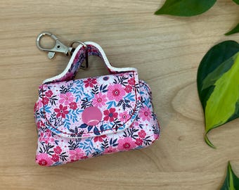 Floral Mini Purse – Airpods Pro, Keychain Coin Pouch