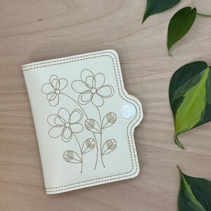 Portefeuille - Portefeuille brodé fait main, Cadeau fait main pour femme, Portefeuille pour espèces et cartes