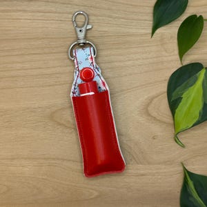 Lip Balm Holder, Chapstick Holder Keychain, Lip Balm Pouch, Keychain