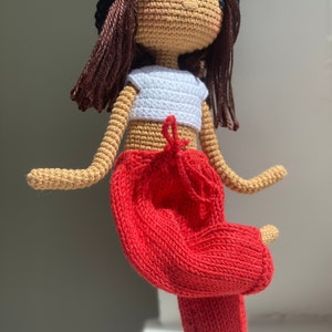 Paris Cool City Girl BIRTHDAY GIFT Miniature poseable baby Diversity education Unique natural toy bendable puppet Crochet Doll Sale image 4