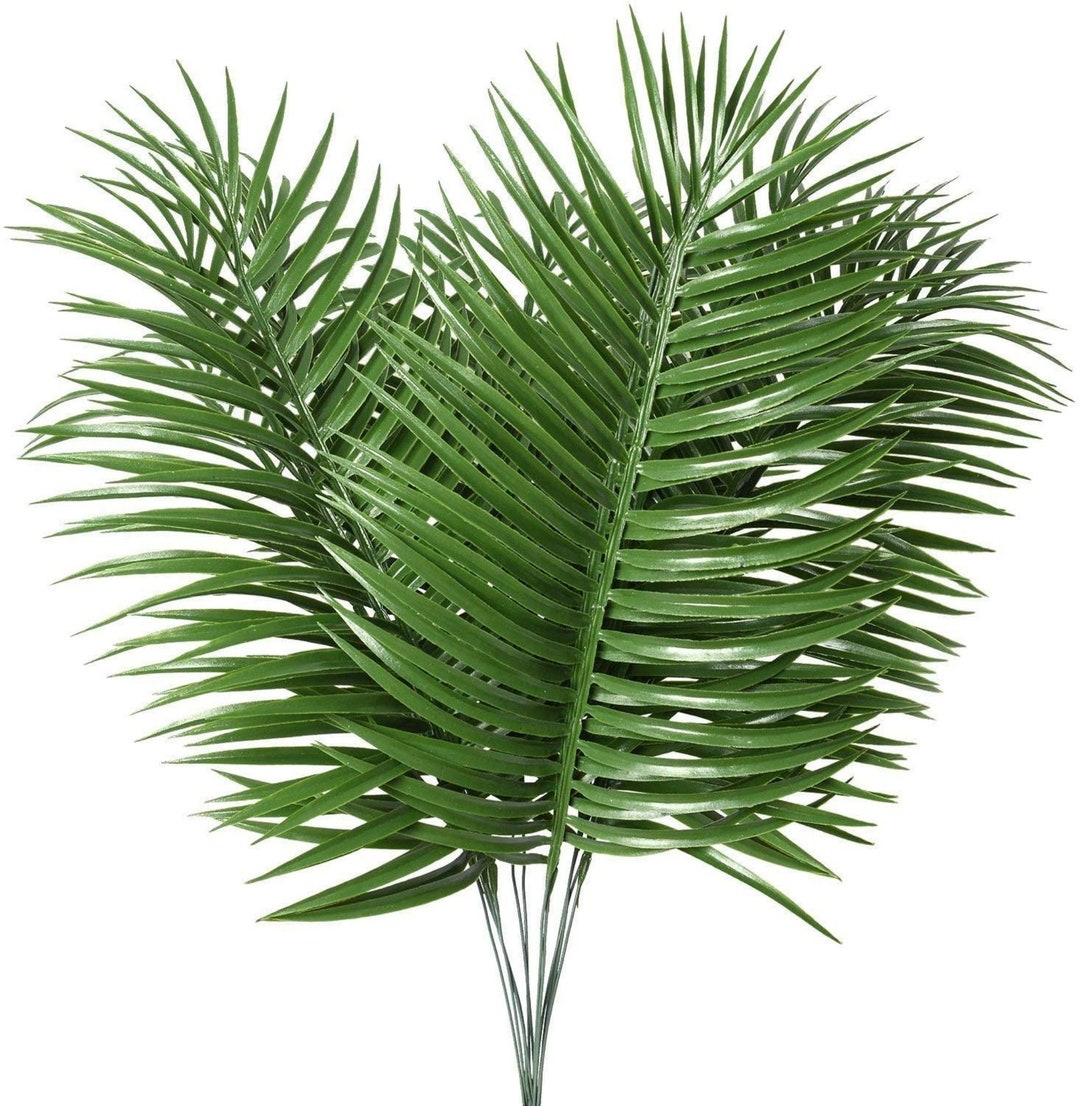 Artificial Palm Leaves Faux Palm Stems 18in Palm Sunday Etsy