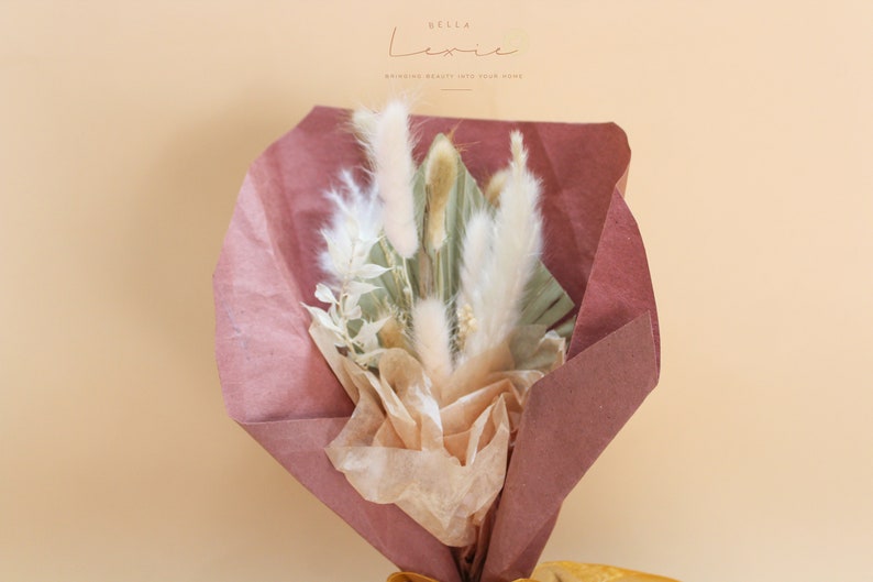 Neutral Rustic Colors Dried Pampas Grass and Hydrangeas Flower Etsy