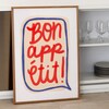 Bon Appetit Print, French Phrase Art Print, Kitchen Digital Download ...