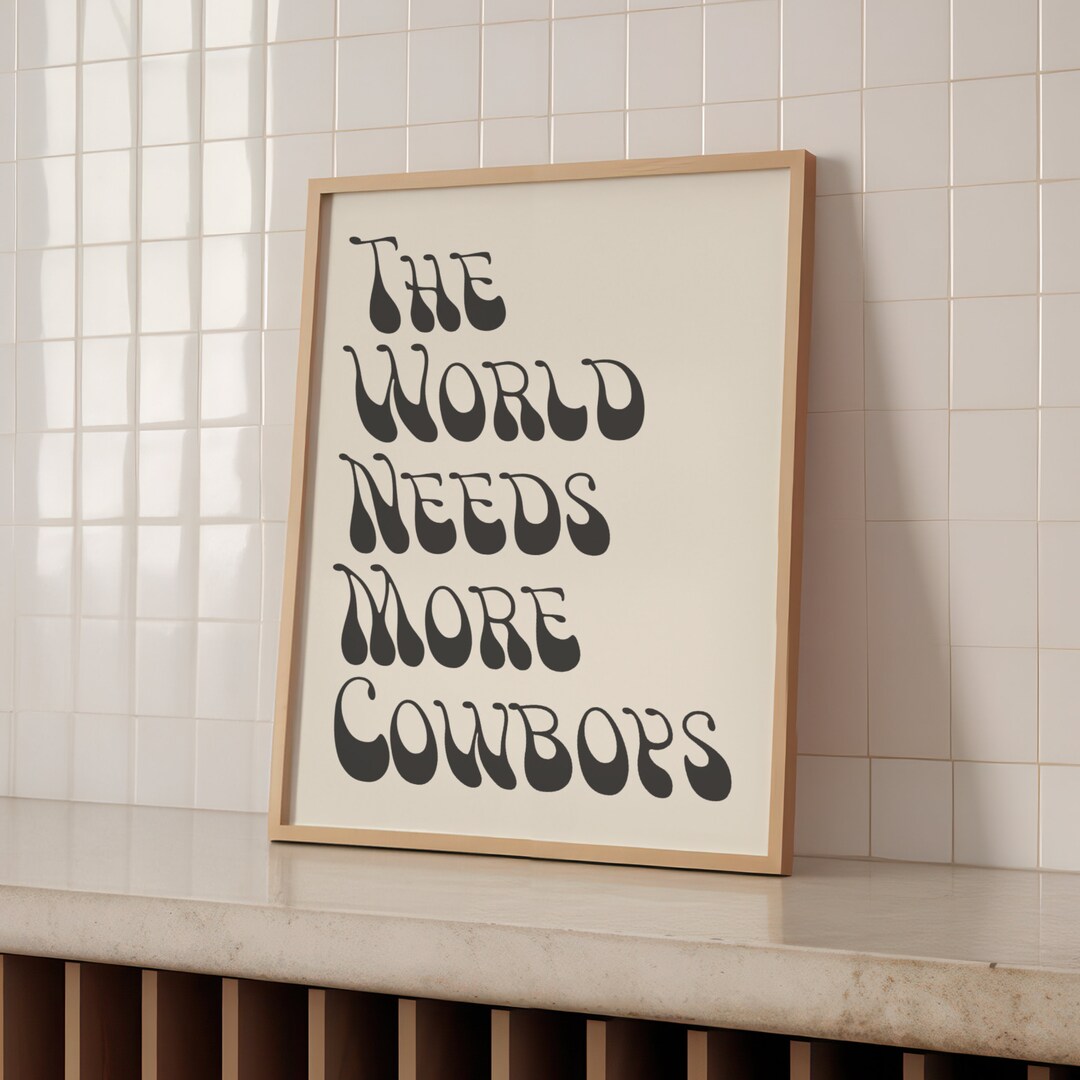 The World Needs More Cowboys Crewneck main image 0