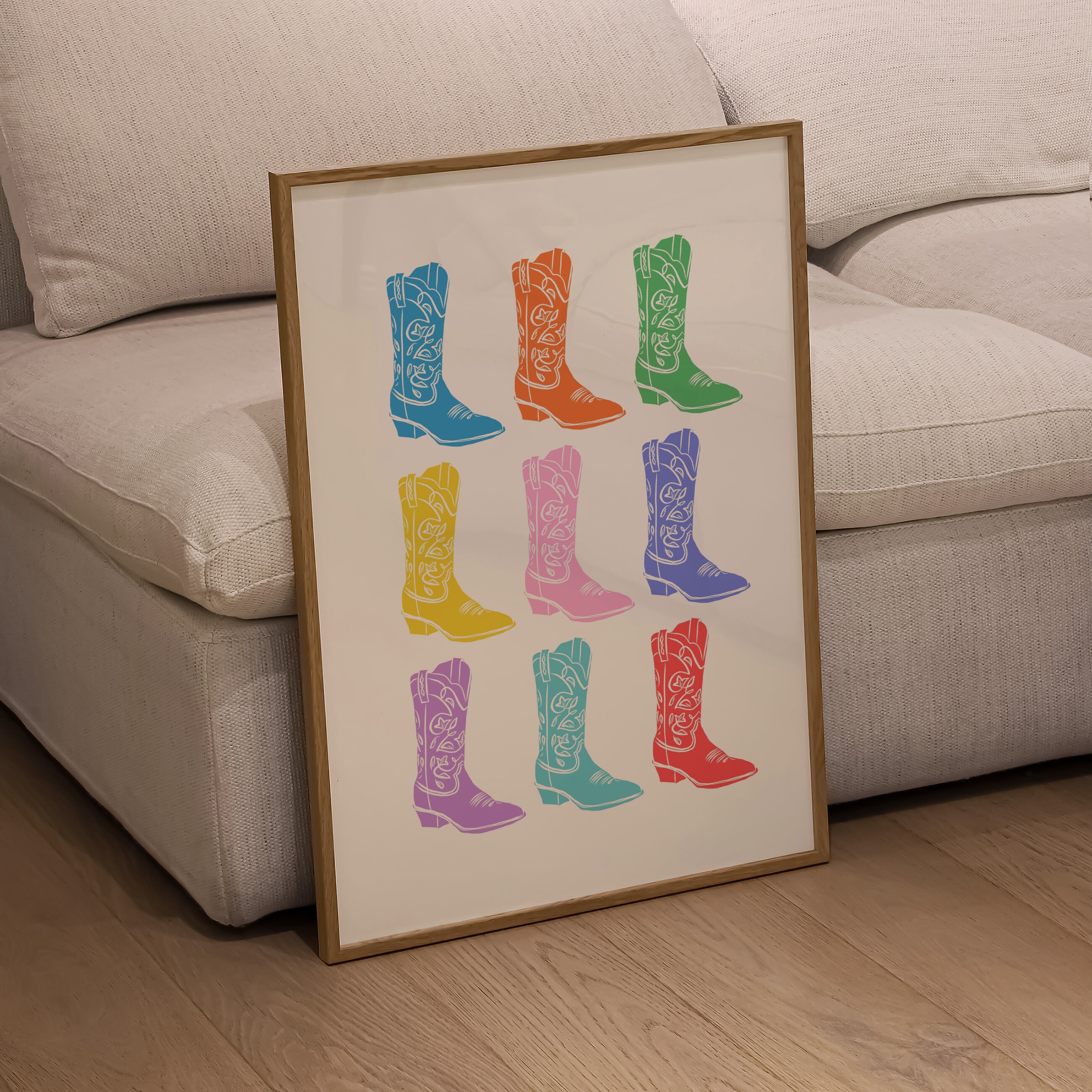 Colorful cowboy boots online
