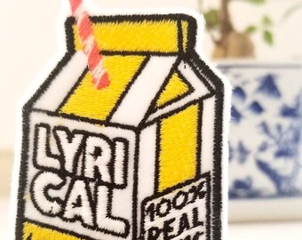 lyrical lemonade iron on patch