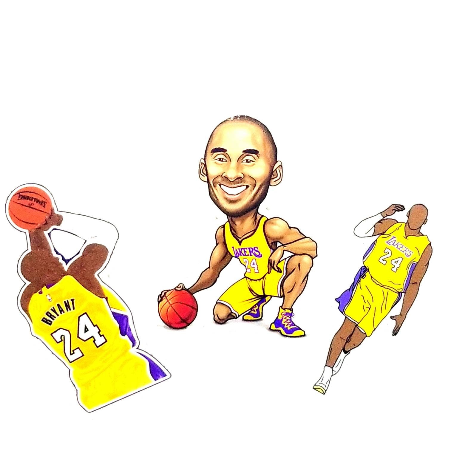 3invh Kobe Bryant Waterproof Vinyl Sticker Pack Decal for Etsy UK