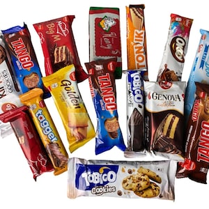 Box of 12 Best Moroccan cookies and snacks only found in Morocco, Bimo or the tastiest cookies Best Moroccan Traditional Moroccan Pastry