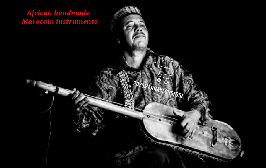 Moroccan Gnaoua Instruments, Gnawa, Soul Music Guembri Bass Gnawa ...