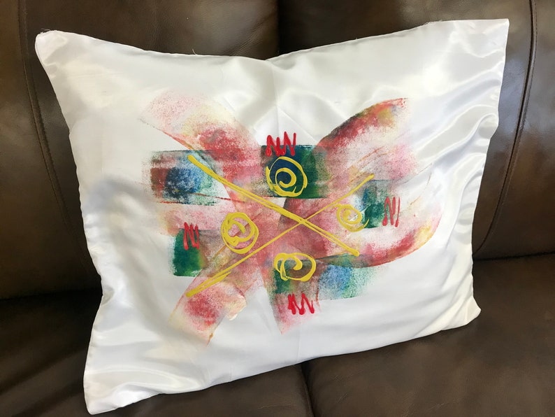 Hand Painted Decorative Silk Pillow Cases