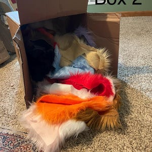 faux fur scrap box