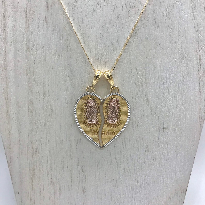 Virgin mary heart necklace Clearance