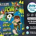 Ben 10 Birthday Invitation, Printable Birthday Party Invitations ...