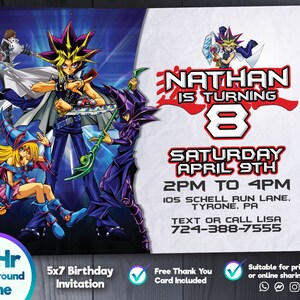 yugioh birthday card Yu Gi Oh Red Eyes Dragon Card Edible Cake Topper