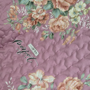 Baby Play Mat: Non-Slip Tummy Time Activity Mat (5x7ft) Perfect Peony