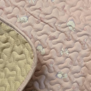 Baby Play Mat: Non-Slip Tummy Time Activity Mat (5x7ft) Sweet Love - Blush