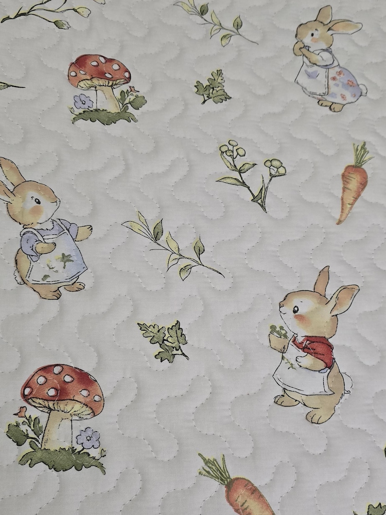 Baby Play Mat: Non-Slip Tummy Time Activity Mat (5x7ft) Cottage Bun