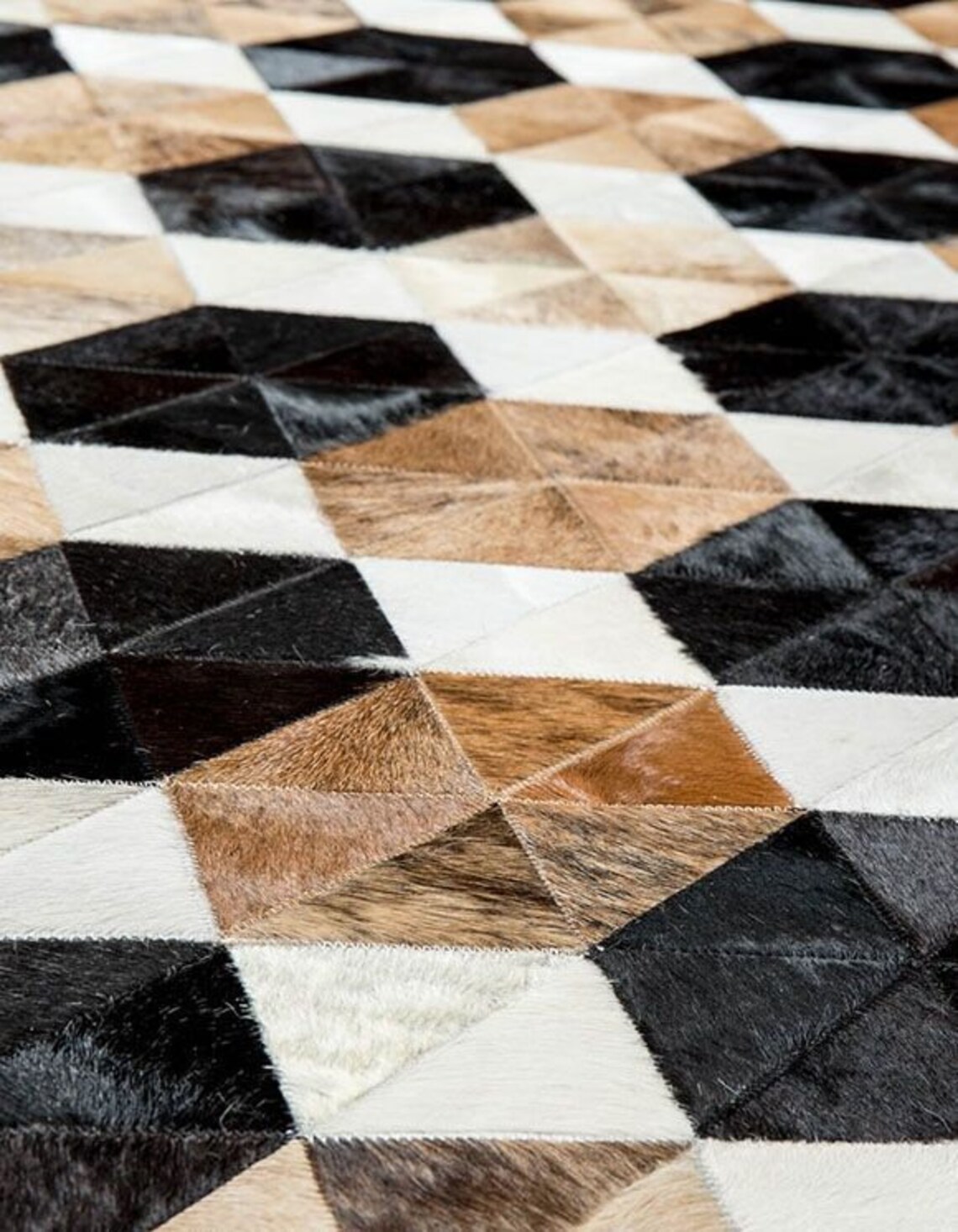 GENUINE COWHIDE RUG Handmade 100 Natural Cow Hide Area Rug Etsy