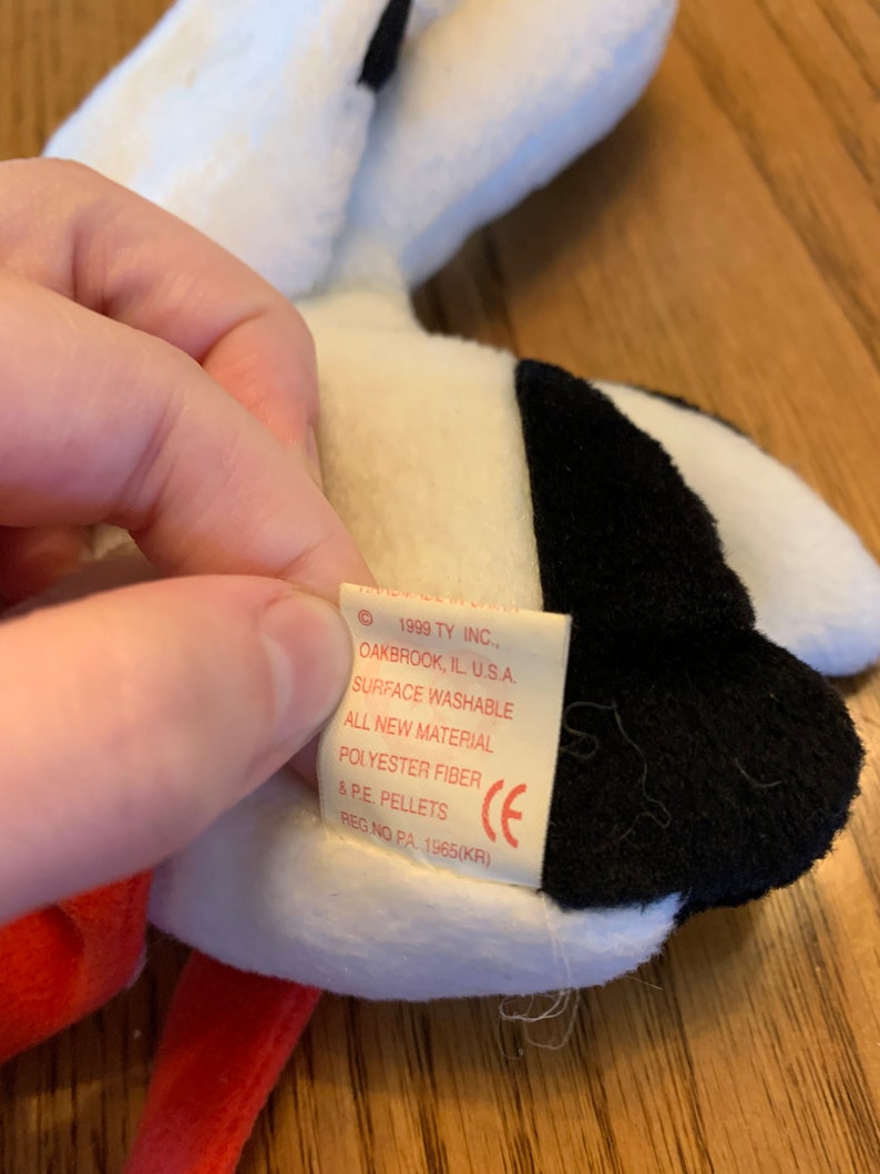 Ty Beanie Baby Stilts The Stork 1999