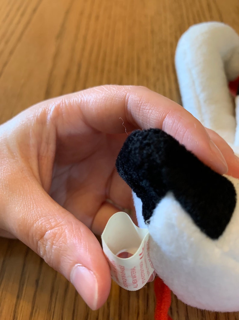 Ty Beanie Baby Stilts The Stork 1999
