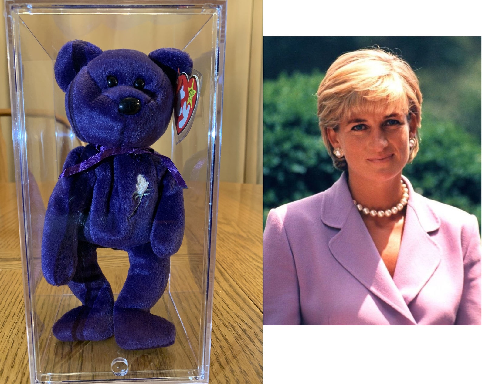 Ty Beanie Baby Princess Diana Bear 1997 Mint Condition Etsy